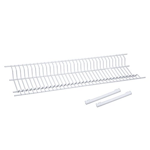 Sauvic 92190 - Escurreplatos Armario plastificado 65 cm, Color Blanco, 65 x 22 x 5 cm