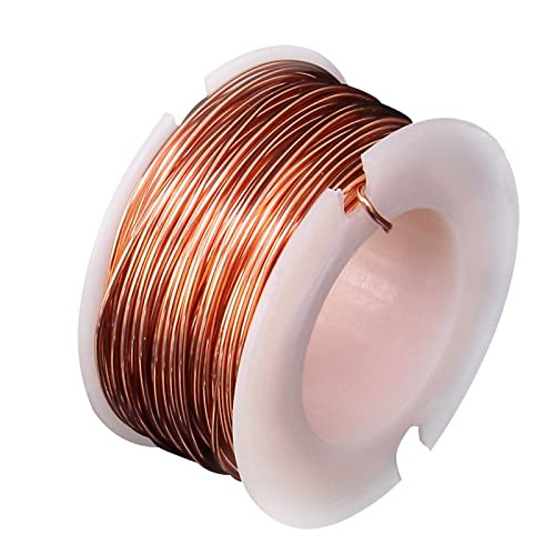 Alambre de Cobre Esmaltado Magnética,10M 0,5MM cable cobre esmaltado para Hacer Un Modelo de Motor de Electroimán