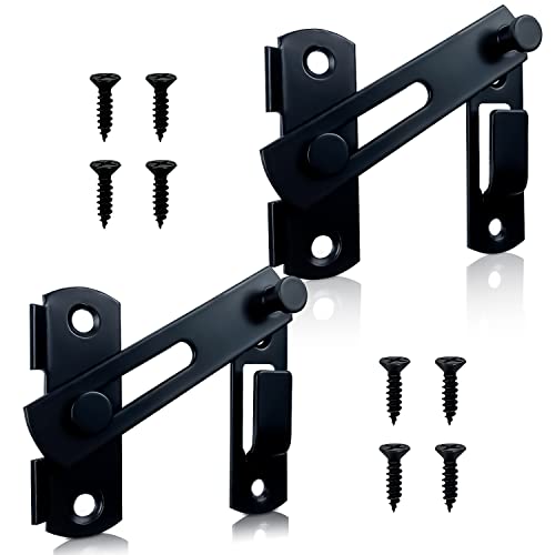 2 piezas Pestillo de Puertas Cerrojo, pestillo puerta corredera, Pestillo de Acero Inoxidable, Para Puertas de Mascotas, Muebles de Gabinetes, Pestillos de Ventanas