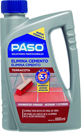Ceys - Elimina Cemento Terracota - Elimina el cemento y mortero en suelos porosos - 1000 ml