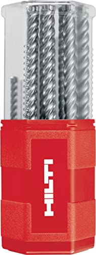 Hilti 2151601 Juego de 12 brocas para taladro con percusión SDS Plus TE-CX L2 (6-16 mm, para taladros de anclaje en hormigón con corrugado. Clase: ultimate. Accesorios para taladro)