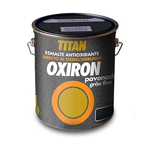 TITAN ESMALTE METÁLICO ANTIOXIDANTE OXIRON PAVONADO NEGRO 4l 02B020404