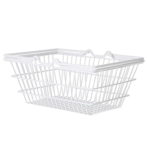 Vaguelly Cesta De La Compra Contenedores De Almacenamiento De Color Rosa Cubo De Basura Decorativo Cestas De Almacenamiento En El Hogar Cestas De Almacenamiento De Despensa Cesta De Pan De
