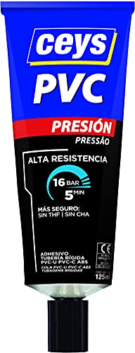 Ceys - PVC Adhesivo para tuberías - Soporta la presión por su alta resitencia - 125 ML