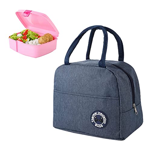 ZLXFT Bolsa Térmica Comida,Bolsa Térmica Porta Alimentos,Bolsas de Almuerzo,Caja porta con Aislamiento,Bolsa con Aislamiento Térmico para Comida,Lunch Bag