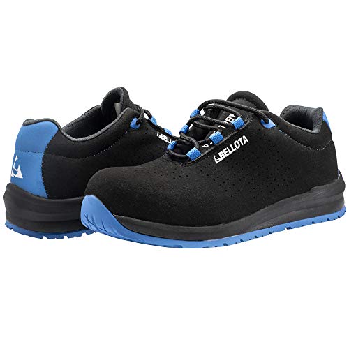 Bellota 72351B42S1P - Zapatos de Seguridad de Hombre y Mujer Industry Easy (Talla 42) de Microfibra Transpirable y Suela Extra Cómoda