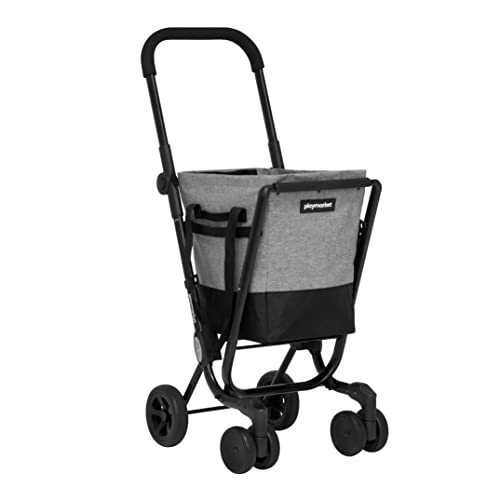 Playmarket Easy Go Carro de la Compra Plegable con Bolsa extraíble (Textured)
