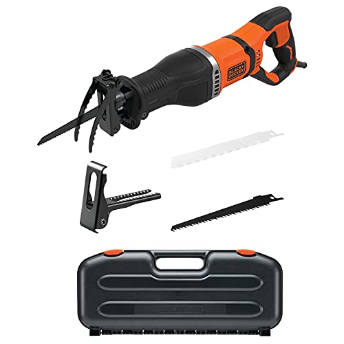 Black & Decker BES301K-QS Sierra de mano en maletín, 750 W
