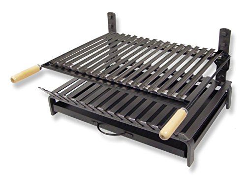 IMEX EL ZORRO 71407 - Barbacoa con Parrilla, INOX, 60 x 43 x 33 cm