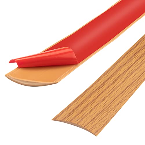200 * 5cm Tira de umbral de PVC de 2 m, tiras de transición de piso, tiras de cubierta de piso laminado, tira divisoria de puerta de piso autoadhesiva