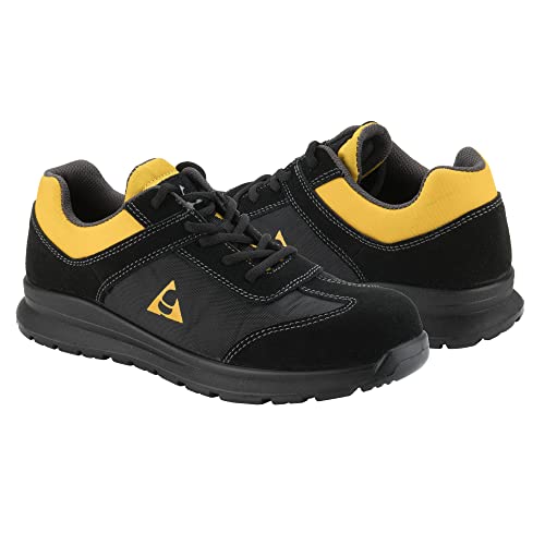 Bellota FTW404391S1P - Zapato de Seguridad Volta S1P de Hombre y Mujer (Talla 43) de Nylon Antiabrasivo y Microfiba, Transpirante y Resistente a Golpes y Rozaduras