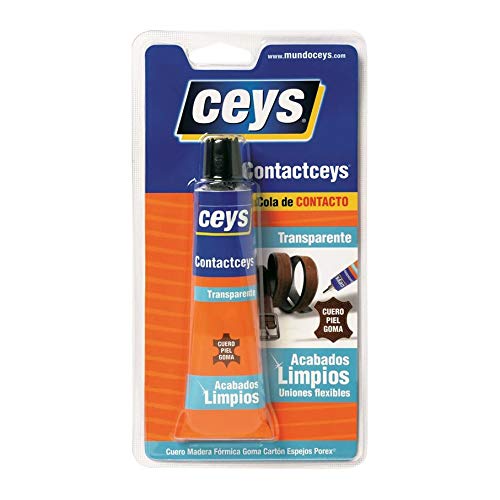 Ceys - ContactCeys Transparente - Formato blister 70 ml - Super resistente al calor y humedad - Pegado de piel
