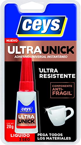 Ceys - Ultraunick - Adhesivo universal instantáneo - Poder Inmediato - 20 G