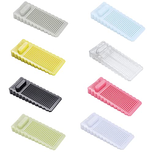 Tope de puerta de goma de 8 colores, cuña de puerta Premium, tope de puerta antideslizante, tope de puerta de silicona, cuñas de piso de alta resistencia para Patio