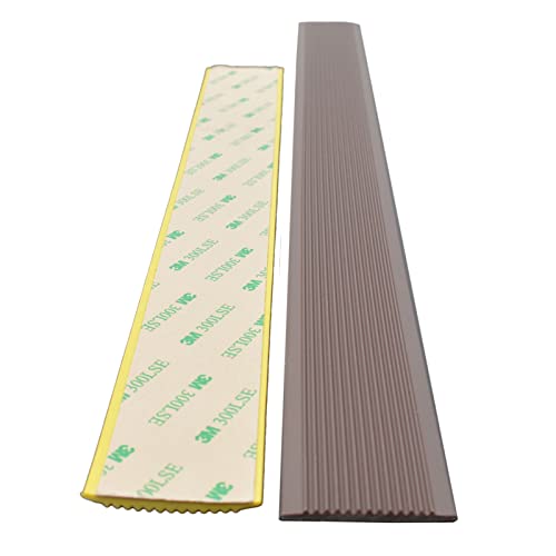 Tapajuntas Suelo/Perfil de Transición Autoadhesivo Tira De Transición De Piso 4/5 Cm De Ancho, Tiras para Cubrir Huecos En El Suelo Tira Divisoria Plana, 1 M De Largo