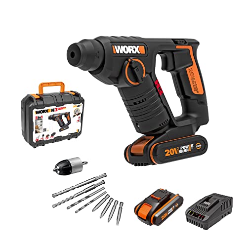 WORX WX394.6 H3 Marti/Taladro/Atorn 20V 2Ah 2Bat