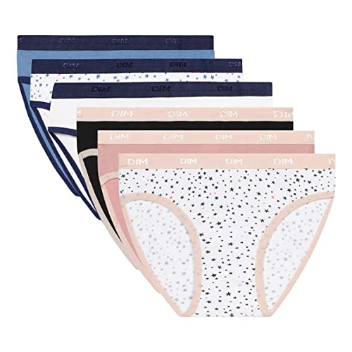 Dim Pack de 6 bragas con estampado tipo slip en algodón Niña x6
