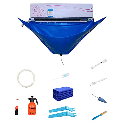 Limpiador Aire Acondicionado Split,Kit De Cubierta De Limpieza De Aire Acondicionado,Bolsa De Servicio De Aire Acondicionado Con Tubería De Agua,Para Acondicionadores De Aire Por Debajo De 1,5 P