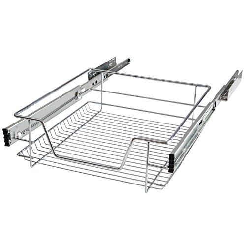 TecTake 800306 Cajón Telescópico Cajón de Cocina - Varias Tamaños y Cantidades- (1x para 50 cm | No. 402016)