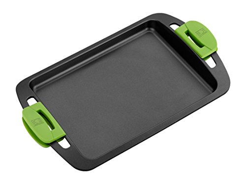 Bra A401740 - Plancha Asar, Aluminio, Negro, 41 cm con las asas, Tamaño 30 cm