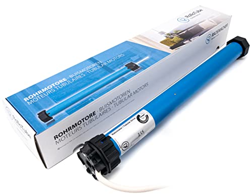 RolloTube S-line DuoFern Medium, 30 Nm, SW60 – Motor de persiana enrollable inalámbrico, autoaprendizaje, con reverberación, protección de mosquitera, desplazamiento exacto (SLDM 30/16PZ, 23603075)