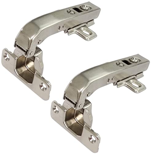 AERZETIX: 2x Bisagras de cazoleta 90° Ø35 mm con clip amortiguador para puerta de muebles de esquina C41046