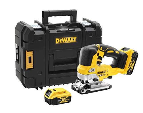 DEWALT DCS334P2-QW DCS334P2-QW-Sierra de Calar sin escobillas XR 18V, multicolor