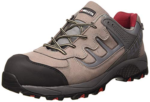 Bellota 72212G44S3 - Zapatos de hombre y mujer Trail (Talla 44 eu), de seguridad con diseño tipo deportivo montaña, gris