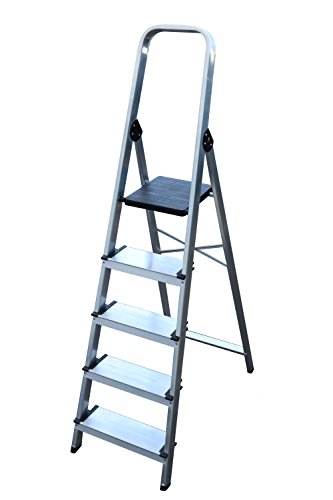 Arcama EA05 Escalera domestica, Gris Plata, 12 cm