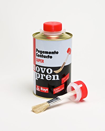 NOVOPREN 183-13 Super Con Pincel: Pegamento De Contacto Apto Para Trabajos En Madera, Estratificados Plásticos O Marroquinería, 300 Ml