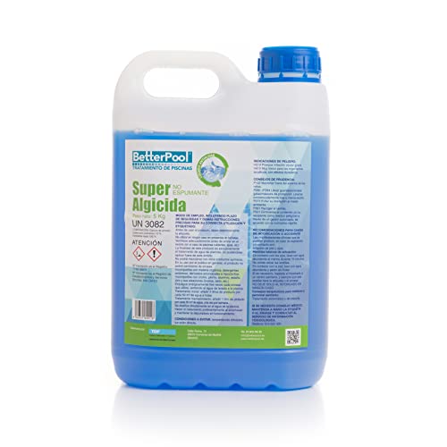BetterPool 380001 - Súper algicida, 18.7 x 13.2 x 28.8 cm, Color Blanco