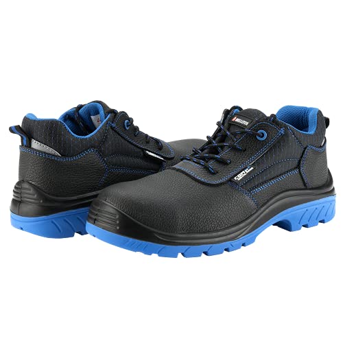 Bellota Hombre Zapato de Seguridad, Negro, 45 EU