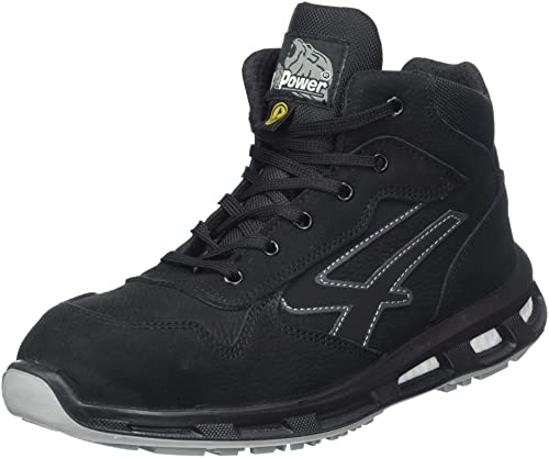 U-Power Red Lion Lift, Safety Shoes,Zapatos de Seguridad, Altos, Ligeros y Flexibles, Antiperforación, Antipinchazos, con Inserto Infinergy, con Puntera de Aluminio - Grey 42