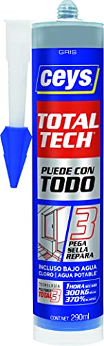 Ceys - Total Tech - Pega Sella y Repara - Gris - Cartucho 290 ML
