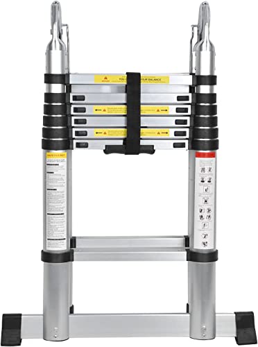 Escalera Telescópica Aluminio Doble Cara 4,4m (2,2m + 2,2m) Treppe