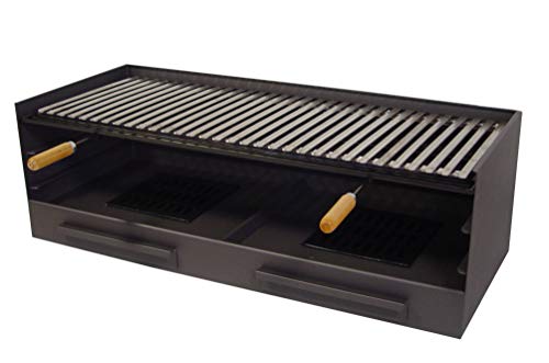 IMEX EL ZORRO 71470 - Cajón Barbacoa con Parrilla INOX 100x40x33 cms.