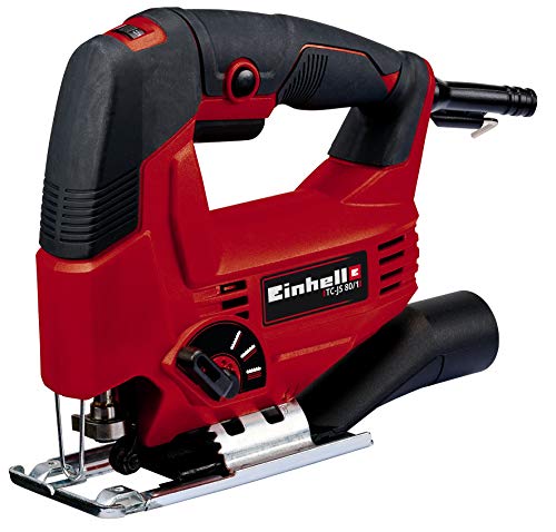 Einhell Sierra de Calar Electronica TC JS 80/1, Potencia 550 W, Color Rojo