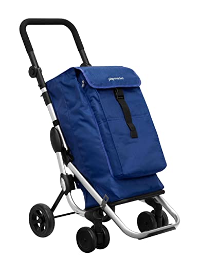 Playmarket Go Up Basic Carro de la compra, 110 cm, 39, 5 Litros, Navy