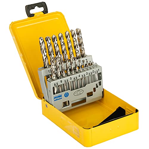 DeWalt DT5923-QZ - Juego de 19 Brocas para Metal Hss-G Din 338 en Cassette Metálica Ø 1-10mm