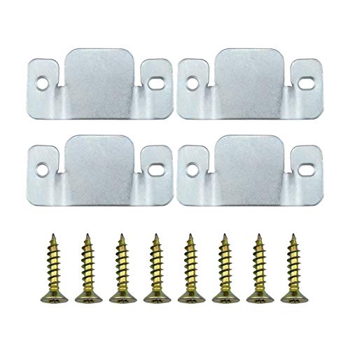 Dreamtop 4pcs Soporte de Conector de Muebles de sofá seccional de Metal Universal con Tornillos (96 x 40 mm)
