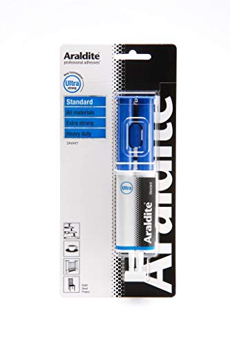 Araldite Colle Adhésif ultra résistant Bleu Standard Precision Seringue 24 ml Seringue
