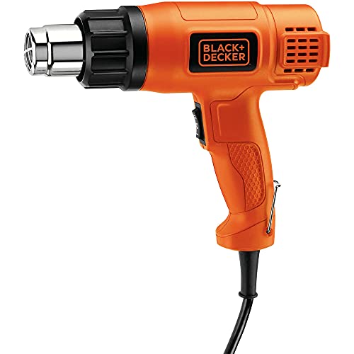 BLACK+DECKER KX1650-QS, Decapador Térmico 1.750 W hasta 600˚C 230 V, Caudal de 570 a 740 L/min, Cable de 2 m, Soporte Incluido, Color Rojo, 1 Unidad