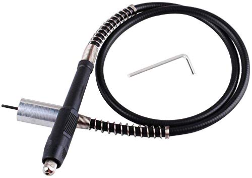 Eje Flexible Compatible con Taladro Dre-mel Wen Roybi Herramienta Giratoria Poweka para Amoladora Eléctrica Mandril sin Llave