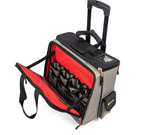 C.K Magma MA2652 Technician's Pro - Funda con Ruedas, Color Rojo