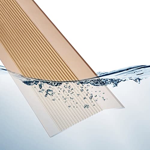 ZALN Tapajuntas Suelo Tira De Transición De Piso 10 Cm De Ancho, Reductor De Umbral De Puertas Para Suelos Irregulares, Embellecedor De Borde De Aluminio Para Pisos De Madera Dura/laminados/viníl