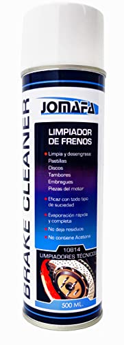 JOMAFA Spray Limpiafrenos Disco Y Pastillas Limpiador De Frenos Spray 500ml