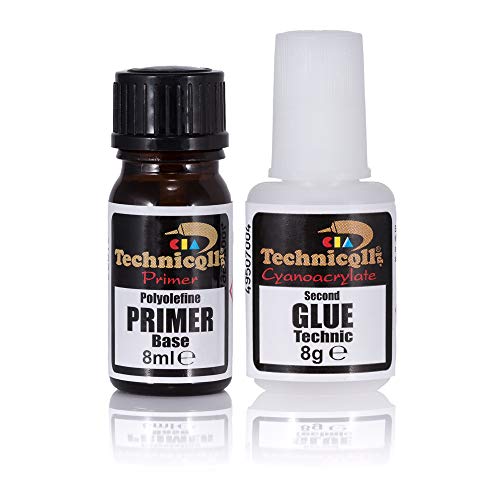 Super Glue para plástico 8ml+8g Pegamento Extra Fuerte de Cianocrilato Fabricación y reparación de PP PE PTFE Teflon Silicone