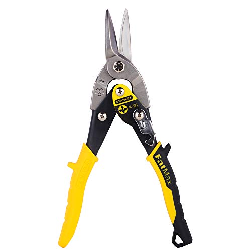 STANLEY FATMAX 2-14-563- Tijera de corte recto, Capacidad de corte 1,2 mm