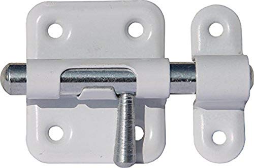 Abus SRR40 W B - Pestillo de acero acabado en blanco 40mm blister