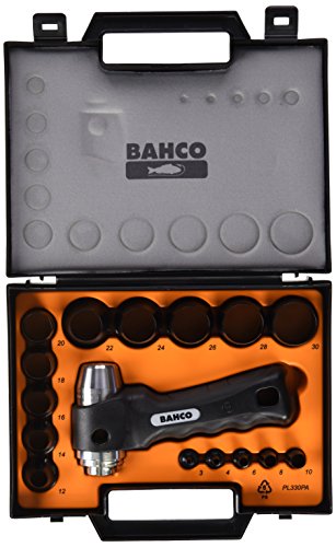 Bahco 400.003.030 - Juego Sacabocados, 16 Piezas